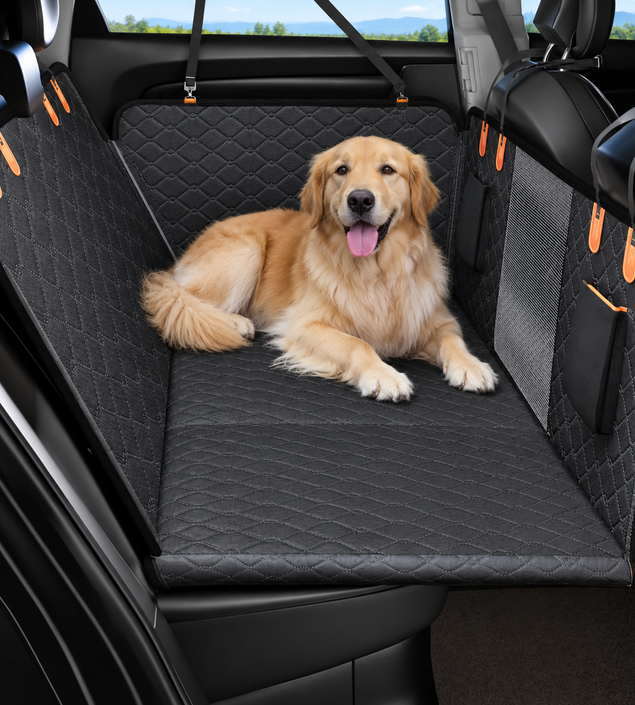 Hard Bottom Dog Car Seat Cover